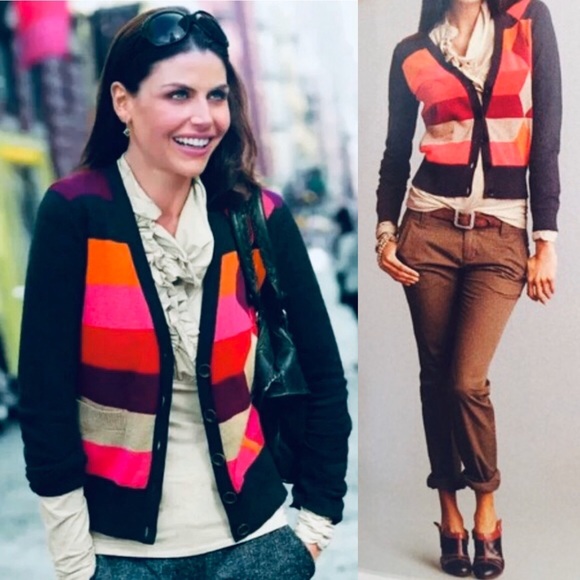 CAbi Sweaters - cAbi Style 171 Argyle Cotton Cardigan